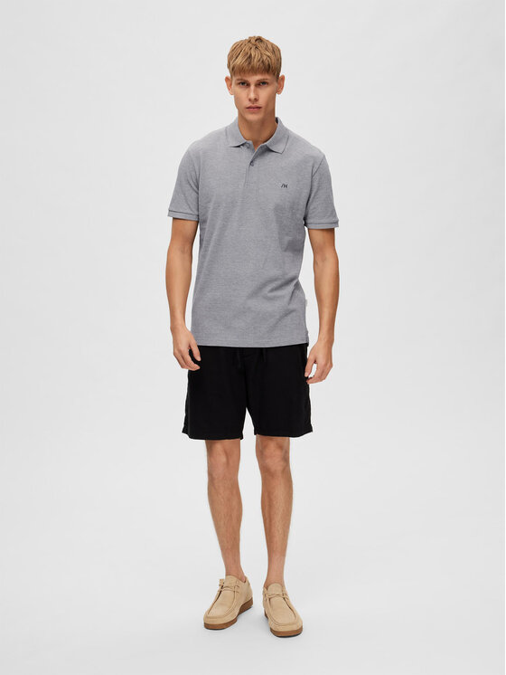 Selected Homme Selected Homme Polo 16087839 Siva Regular Fit