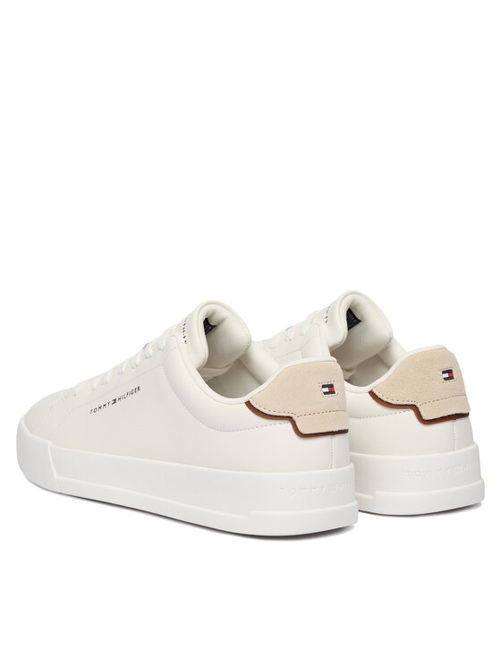 Tommy Hilfiger Tommy Hilfiger Tenisice Th Court Lth Detail Ess FM0FM05367 Bijela