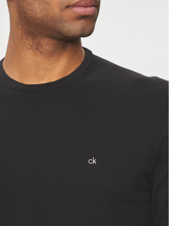Calvin Klein Calvin Klein Sweter K10K113549 Czarny Regular Fit