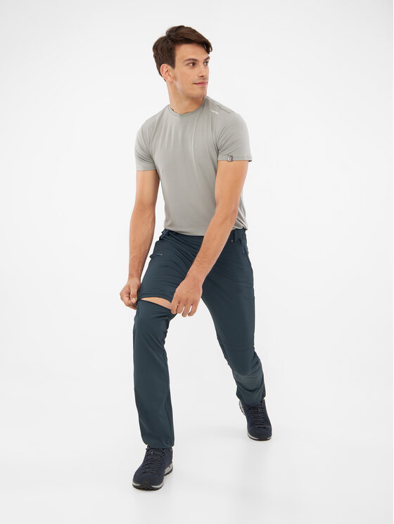 Viking Viking Spodnie materiałowe Rocklyn 2in1 Man Granatowy Regular Fit