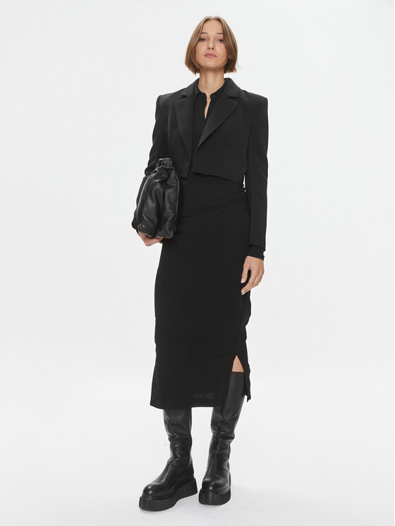 Marella Marella Kasdieninė suknelė Muriel 2336260337200 Juoda Regular Fit