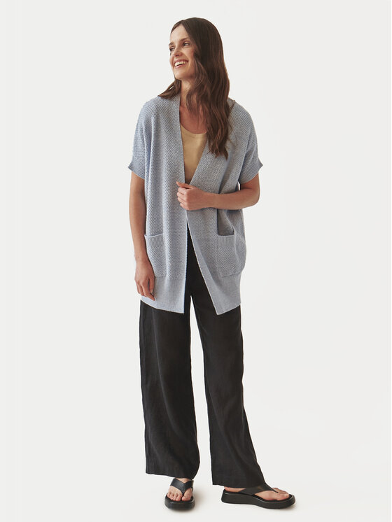 Tatuum Tatuum Cardigan Pulover T2416.106B Blu Regular Fit