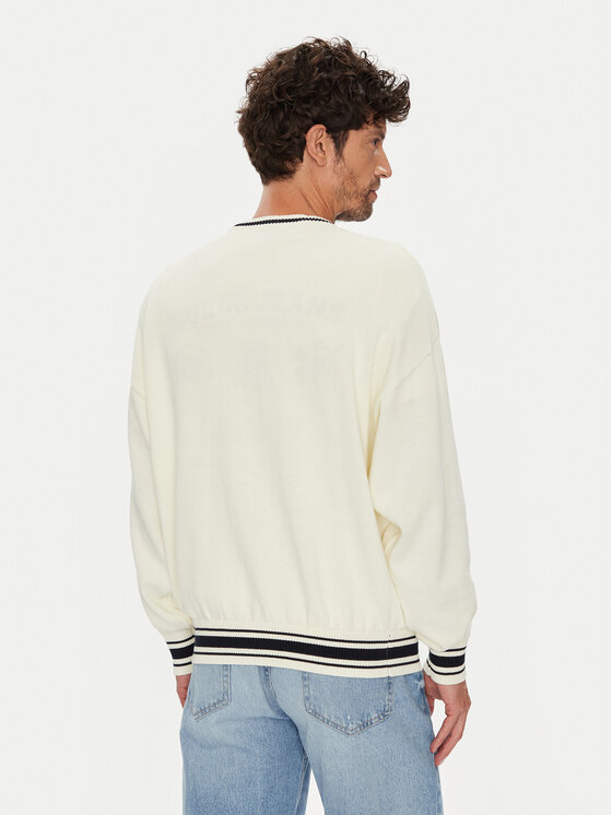 Guess Jeans Guess Jeans Pulover M5YR21 Z3HM1 Écru Regular Fit