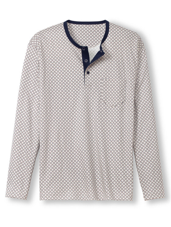 Calida Calida Pyžamo 40686 Tmavomodrá Regular Fit
