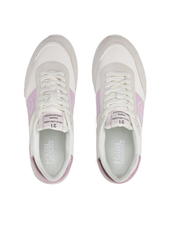 KARL LAGERFELD KARL LAGERFELD Laisvalaikio batai KL63624 Balta