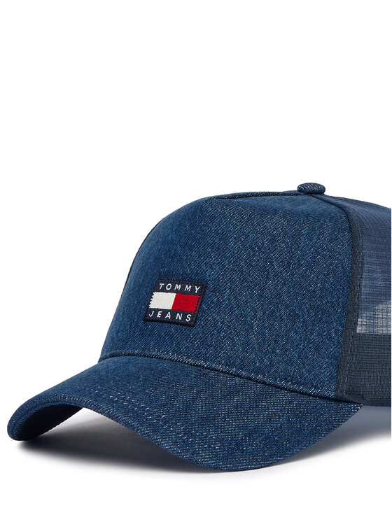 Tommy Jeans Tommy Jeans Czapka z daszkiem Tjm Hertiage Denim Trucker AM0AM14205 Niebieski