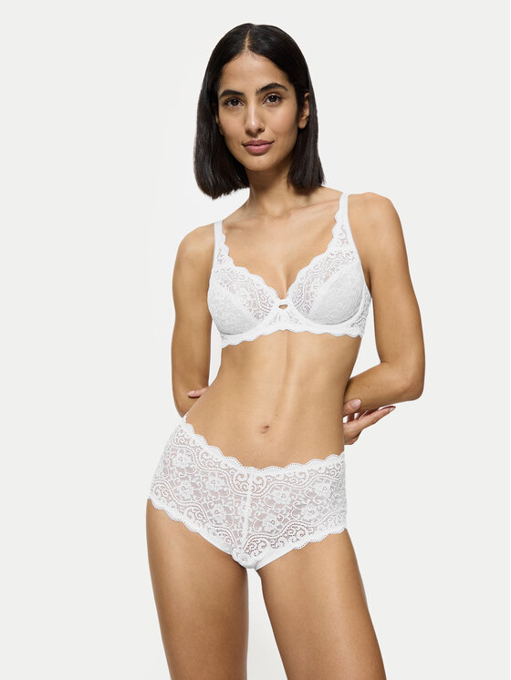 Triumph Triumph Figi klasyczne z wysokim stanem Amourette 10210675 Biały