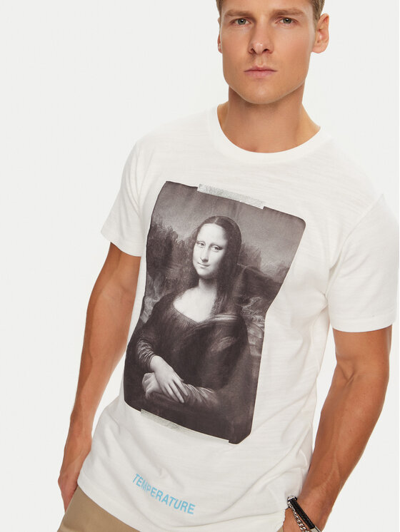 Off-White Off-White Тишърт OMAA002G190010170188 Бял Regular Fit