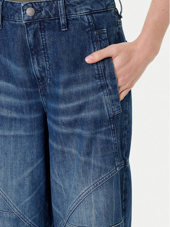 Guess Guess Jeansy W5YA2F D5R0D Niebieski Baggy Fit