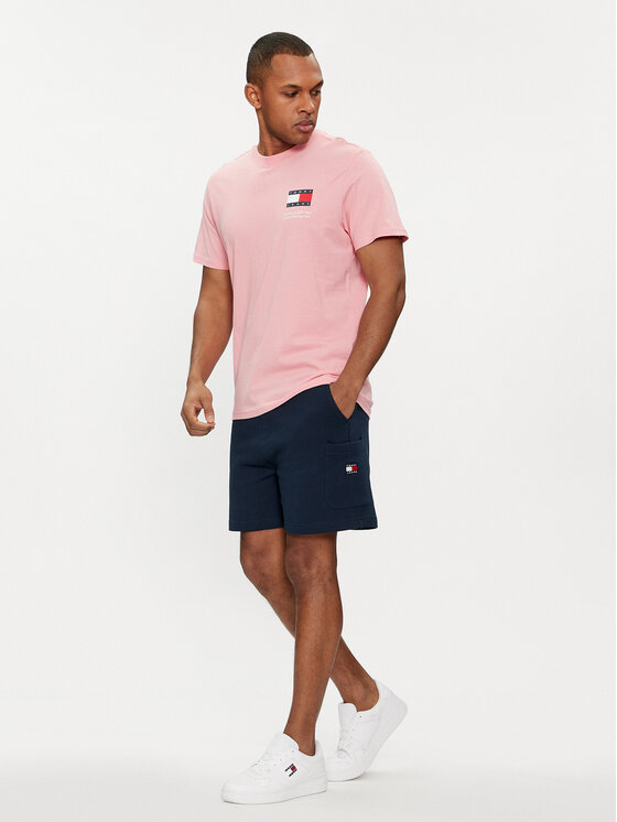 Tommy Jeans Tommy Jeans Sport rövidnadrág Badge DM0DM18479 Sötétkék Regular Fit