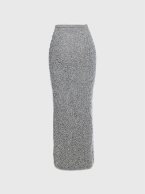 La Mania La Mania Sukňa ASTER Sivá Classic Fit