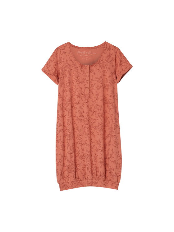 Henderson Henderson Koszula nocna 41307-38X Pomarańczowy Relaxed Fit
