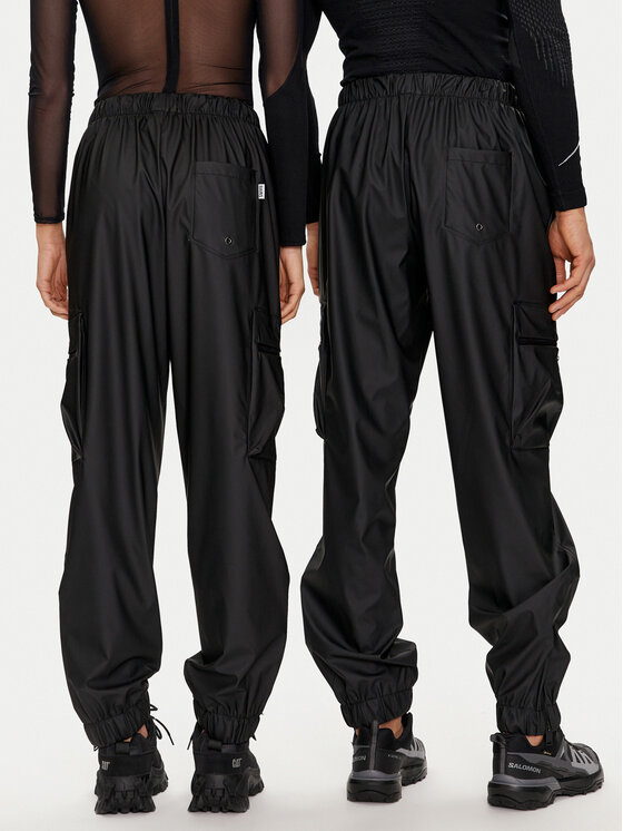 Rains Rains Vízálló nadrág Cargo Rain Pants Regular W3 18850 Fekete Regular Fit