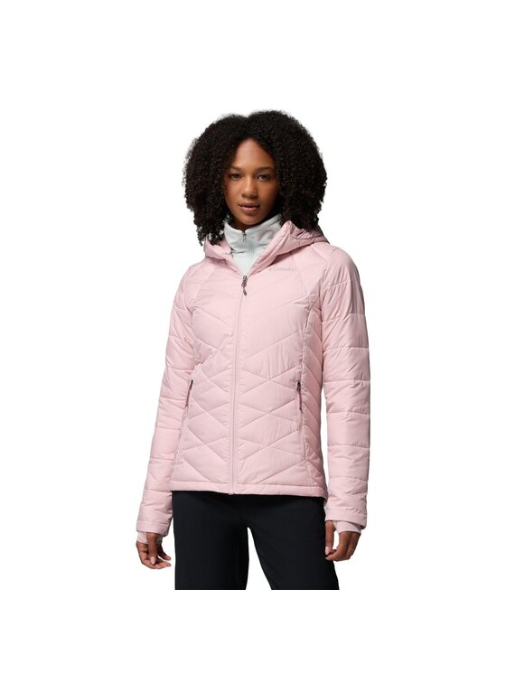 Columbia Columbia Kurtka zimowa Heavenly Hooded Jacket 1738151620 Różowy Regular Fit