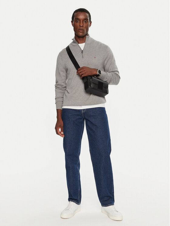 Tommy Hilfiger Tommy Hilfiger Džemperis Essential MW0MW37331 Pelēks Regular Fit