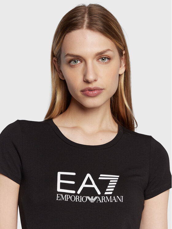 EA7 Emporio Armani EA7 Emporio Armani T-Shirt 8NTT66 TJFKZ 1200 Černá Slim Fit