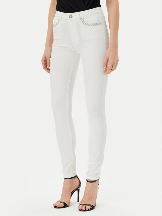 Guess Guess Farmer W5GA46 D5N71 Fehér Skinny Fit