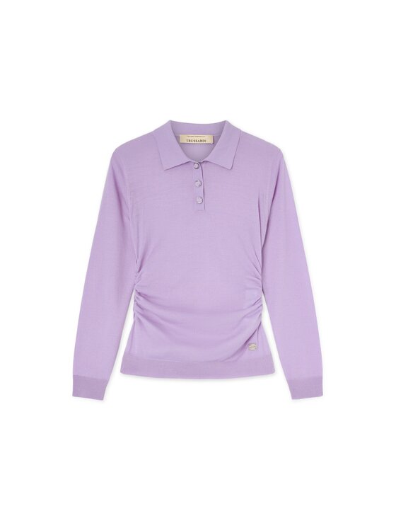 Trussardi Trussardi Sweter M0386001287N059 Fioletowy Regular Fit