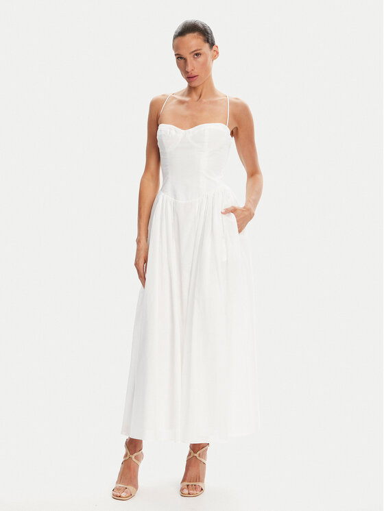 Bardot Bardot Večerné šaty Estie 59786DB Biela Regular Fit