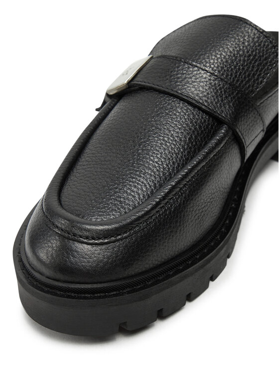 Calvin Klein Jeans Calvin Klein Jeans Şlapi Flatform Slipon Mg Lth YW0YW01655 Negru