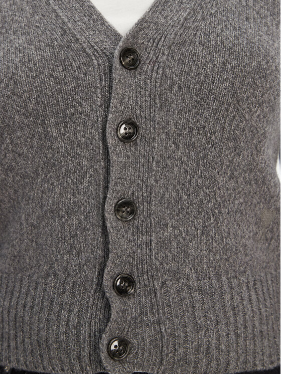 AMI Paris AMI Paris Kardigán FKC127.005 Szürke Regular Fit