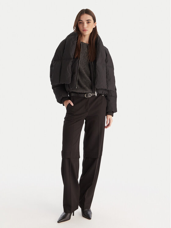 Calvin Klein Calvin Klein Geacă din puf LV044D518G Negru Regular Fit