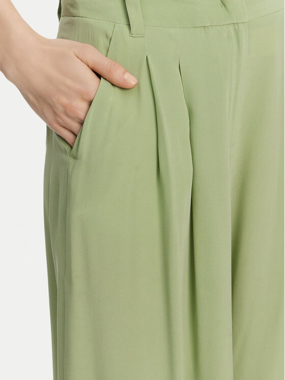Marella Marella Spodnie palazzo Sedia 2513131142 Zielony Wide Leg