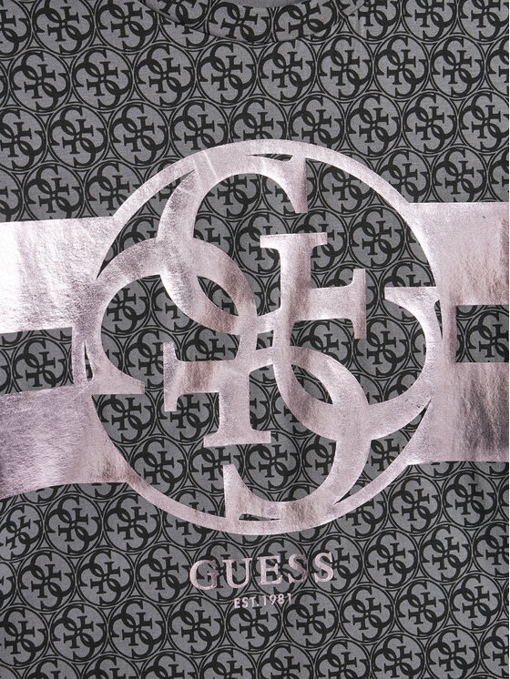 Guess Guess Tričko J5RI04 K6YW4 Čierna Regular Fit
