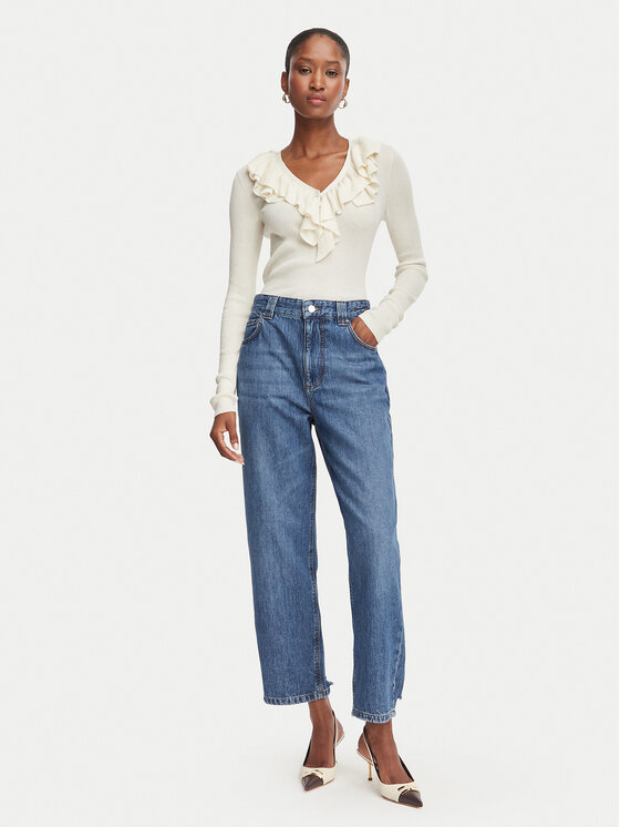 Marella Marella Halenka Operoso 2623366044 Krémová Slim Fit