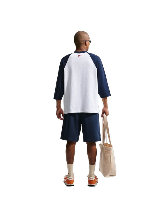 Nike Nike T-Shirt M NK CLUB 3/4 RGLN TOP Kolorowy Regular Fit
