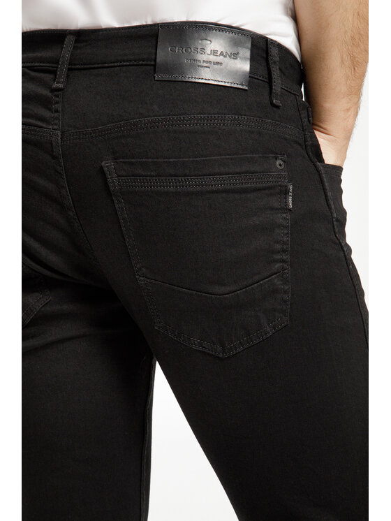 Cross Jeans Cross Jeans Jeansy E 185-130 Czarny Slim Leg