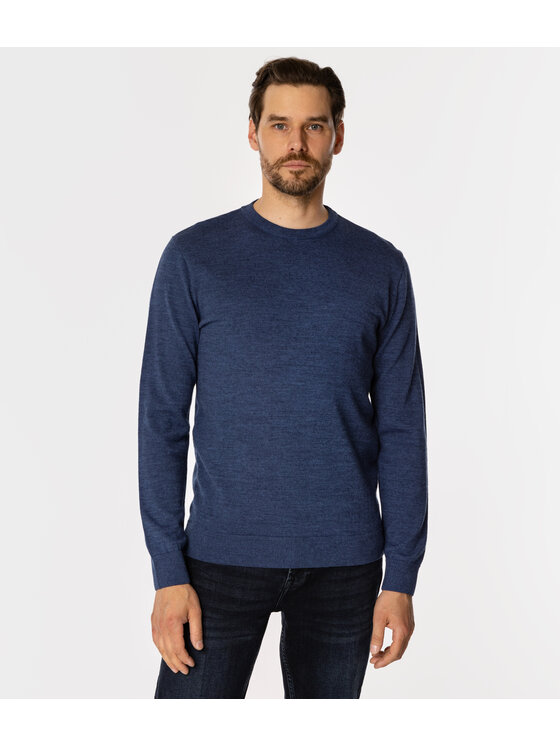 Lee Cooper Lee Cooper Sweter LOKI Niebieski Regular Fit