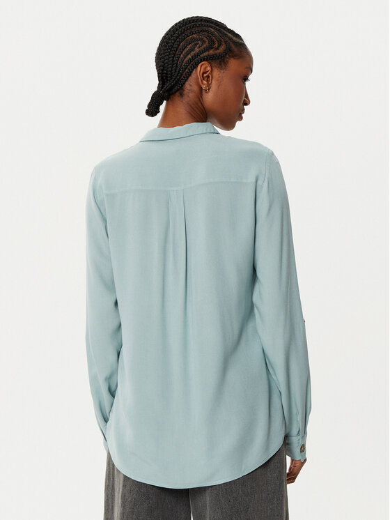 Vero Moda Vero Moda Koszula Bumpy 10275283 Zielony Regular Fit
