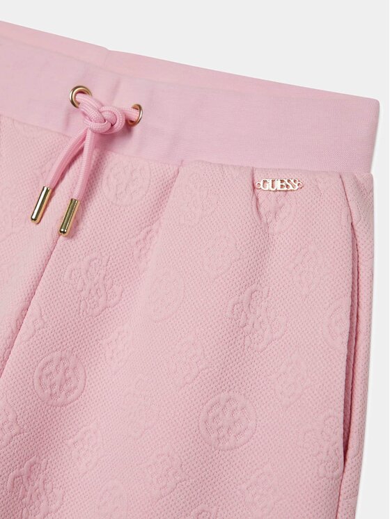 Guess Kids Guess Kids Pantaloni di tessuto 180745 Rosa Regular Fit