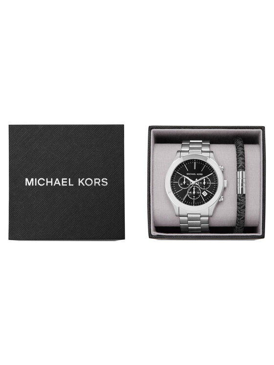 Michael Kors Michael Kors Hodinky Slim Runway Gift Set MK1056SET Strieborná