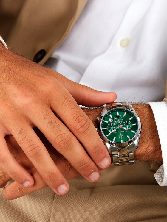 Maserati Maserati Часовник Attrazione Chronograph R8853151011 Сребрист