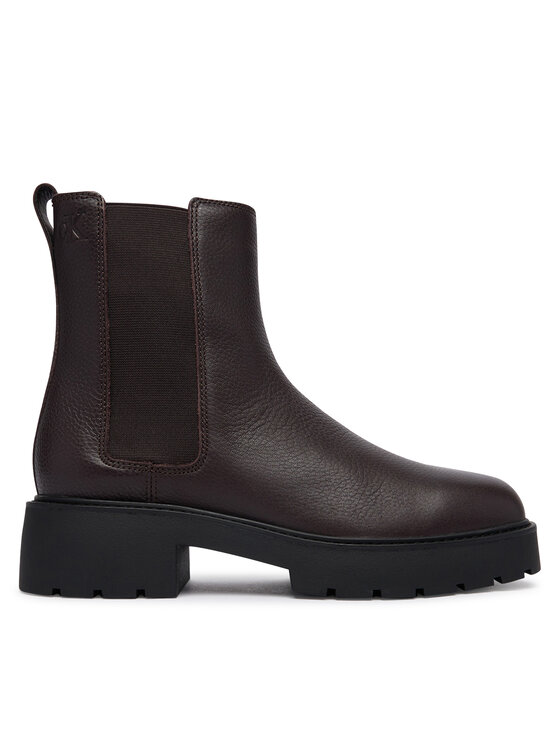 Calvin Klein Calvin Klein Chelsea Chunky Chelsea Boot Lth YW0YW02072 Bordeaux