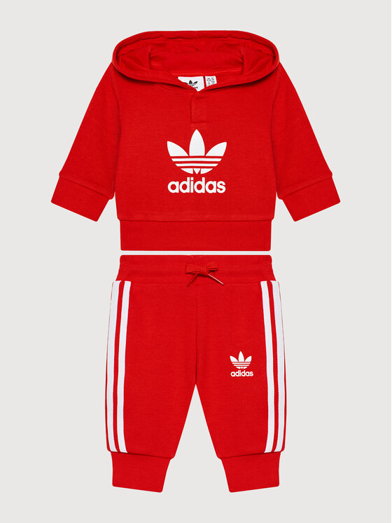 adidas Sportinis kostiumas adicolor Set H25219 Raudona Regular Fit •  Modivo.lt