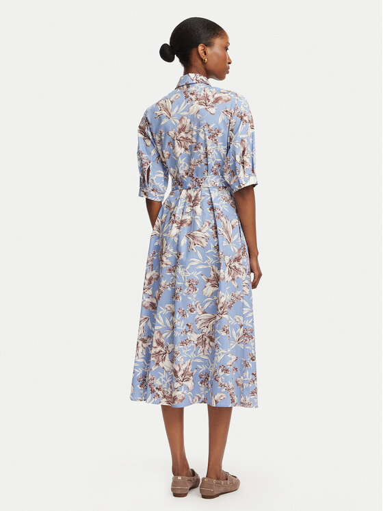 Liu Jo Liu Jo Сукня-сорочка WA6349 T4853 Світло-синій A-Line Fit