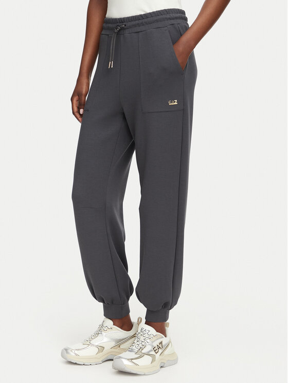 EA7 Emporio Armani Pantaloni trening 7W000193 AF24375 U8117 Gri închis Regular Fit
