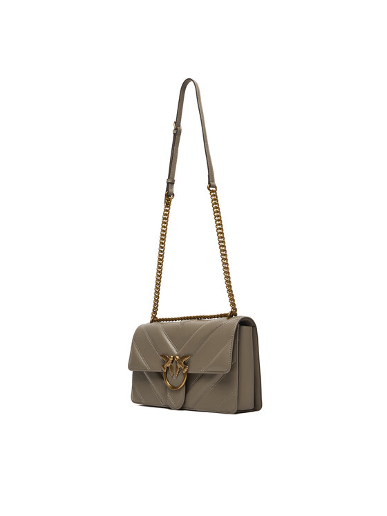 PINKO PINKO Дамска чанта Love One Classic Light Dc Al 25-26 PLTT 104549 A2OS Сив