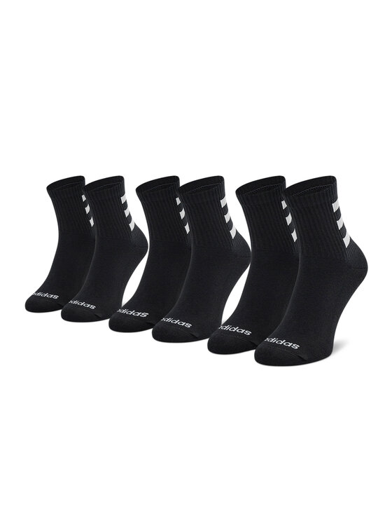 adidas adidas Șosete lungi HC 3S Quart 3PP HD2212 Negru