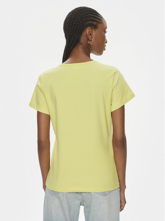 PINKO Pinko T-krekls 100372 A1R7 Dzeltens Regular Fit