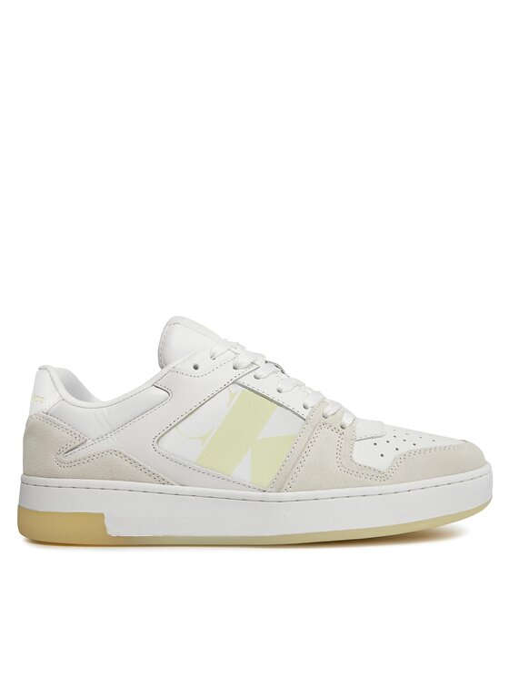 Sneakers Calvin Klein Jeans Basket Cupsole Low Lth Nbs Lum YM0YM00869 Bright White/Luminescent YBR