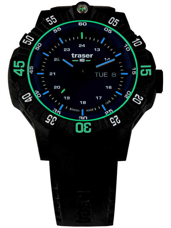 Traser Traser Zegarek TS-110725 Czarny