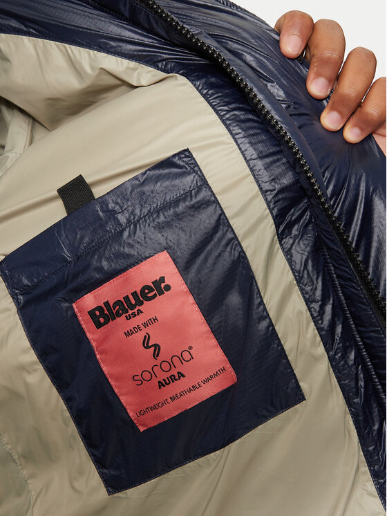Blauer Blauer Kurtka zimowa 24WBLUC02234 Granatowy Regular Fit