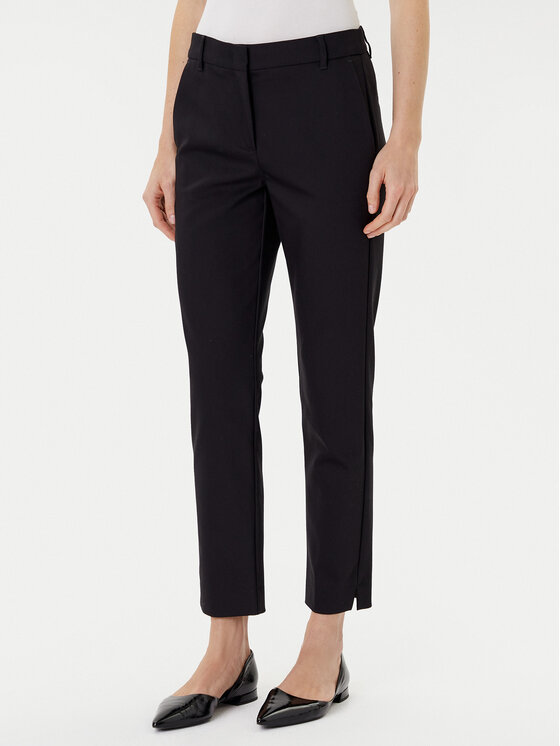 Marella Marella Chinos Abb 2523136031 Fekete Slim Fit
