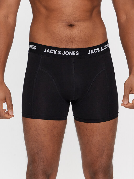 Jack&Jones Jack&Jones Set od 3 para bokserica Anthony 12171944 Crna