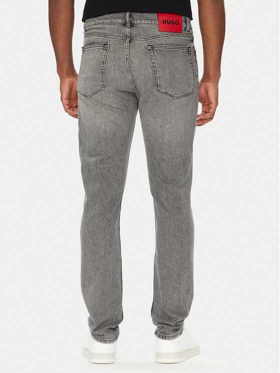 HUGO HUGO Jeans hlače 50542701 Siva Slim Fit