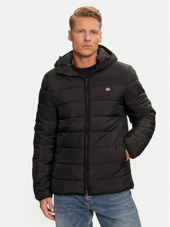 Dickies Dickies Vatovaná bunda Waldenburg Mid DK0A4Y3XBLK Černá Regular Fit